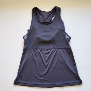 Lululemon 2 in 1 Purple Razorback Tank Top/Bra Women's Size S